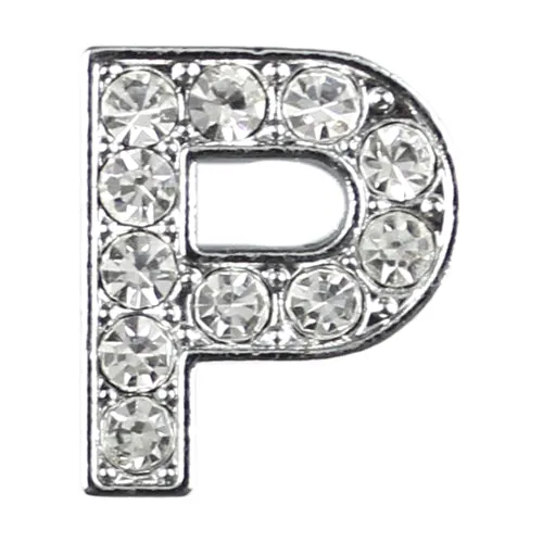 10 mm Slide Letters A-Z (10/pk) - Clear