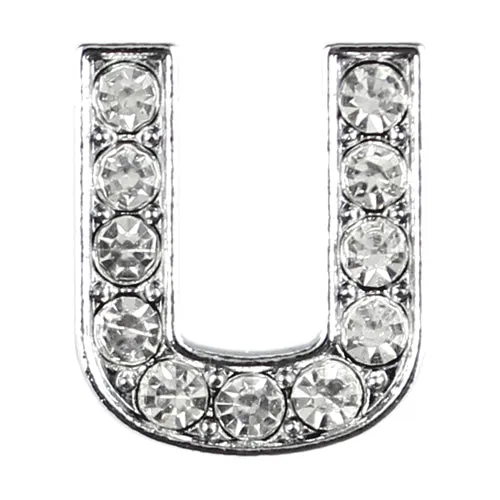 10 mm Slide Letters A-Z (10/pk) - Clear