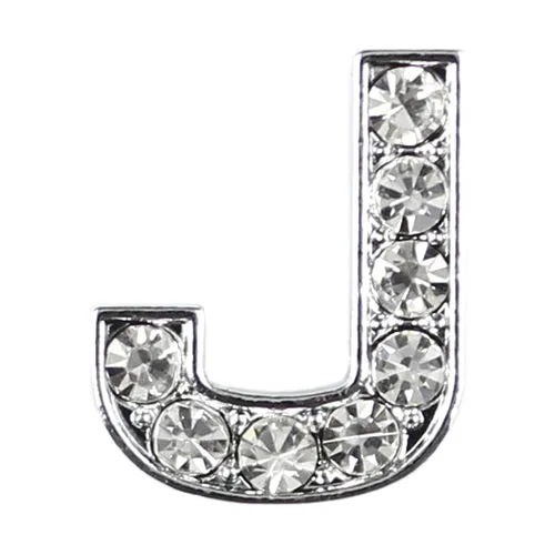 10 mm Slide Letters A-Z (10/pk) - Clear