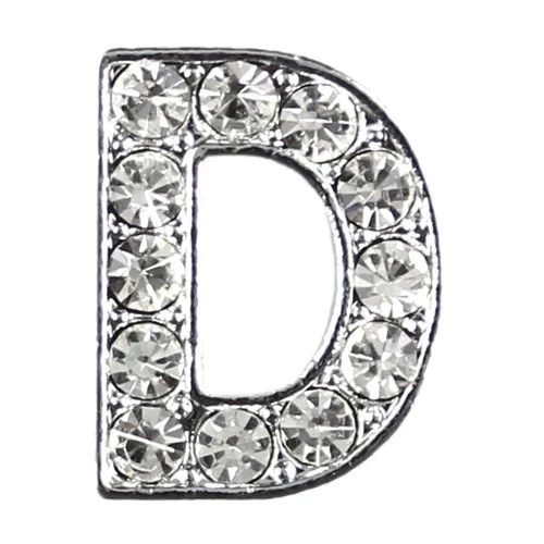 10 mm Slide Letters A-Z (10/pk) - Clear