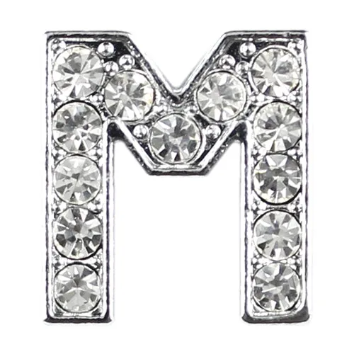 10 mm Slide Letters A-Z (10/pk) - Clear