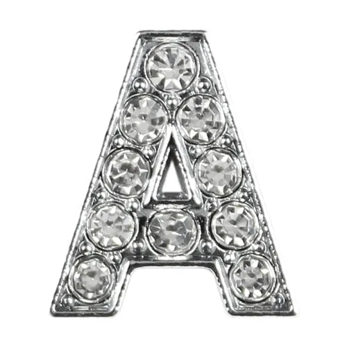10 mm Slide Letters A-Z (10/pk) - Clear