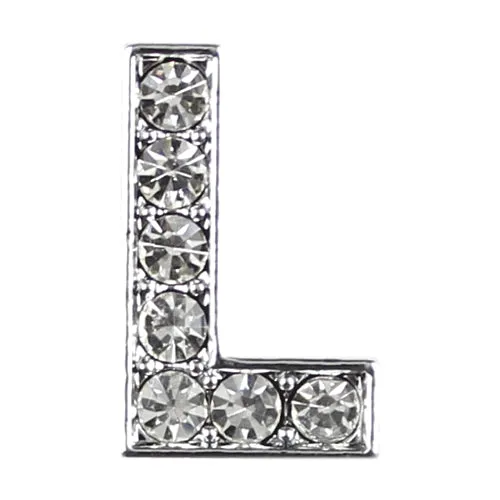 10 mm Slide Letters A-Z (10/pk) - Clear