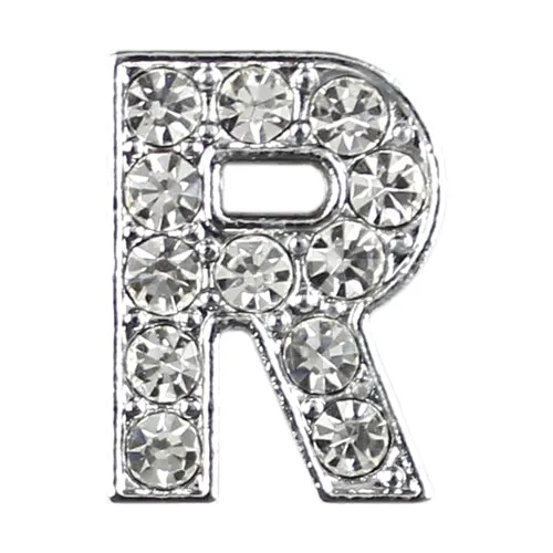 10 mm Slide Letters A-Z (10/pk) - Clear