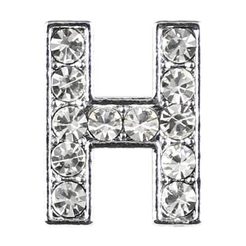 10 mm Slide Letters A-Z (10/pk) - Clear