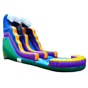 15' Lightweight Caribbean Wave Waterslide