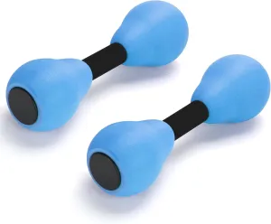 2 Pieces Water Dumbbells，Water Aerobic Exercise Foam Dumbbells Pool Resistance Swimming Training for Adults, Kids, and Beginners Water Fitness Exercises Equipment for Weight Loss（1 pair）
