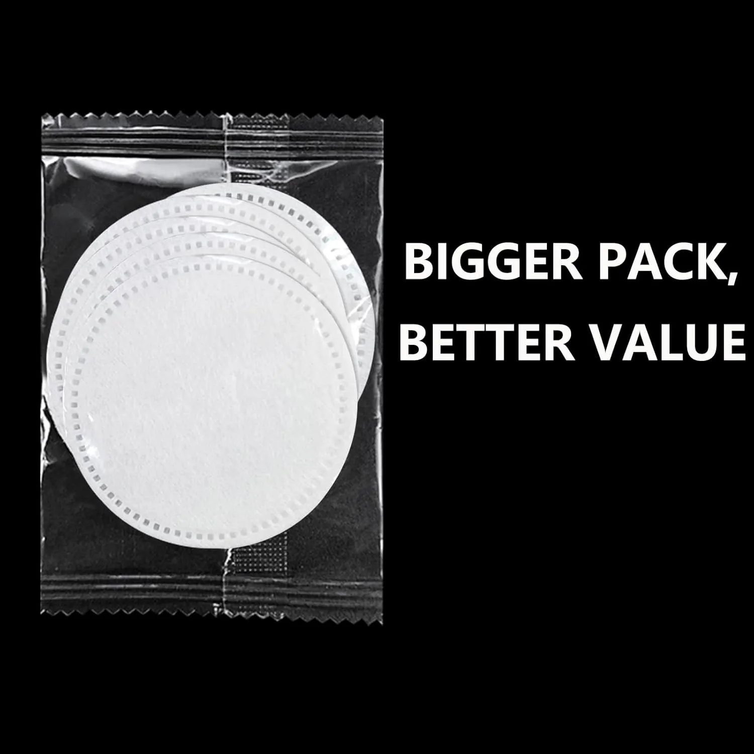 (5Pcs Pad/Set) Kheoxusa Individually Wrapped Cotton,Individually Wrapped Cotton Pads,Individually Wrapped Cotton Rounds,Cotton Pads for Face Individual Wrap Hotel Personal Care Kit (2.3", 100, Count)
