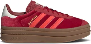 Adidas Gazelle Bold Womens Sneaker (Bright Red Velvet, 7)