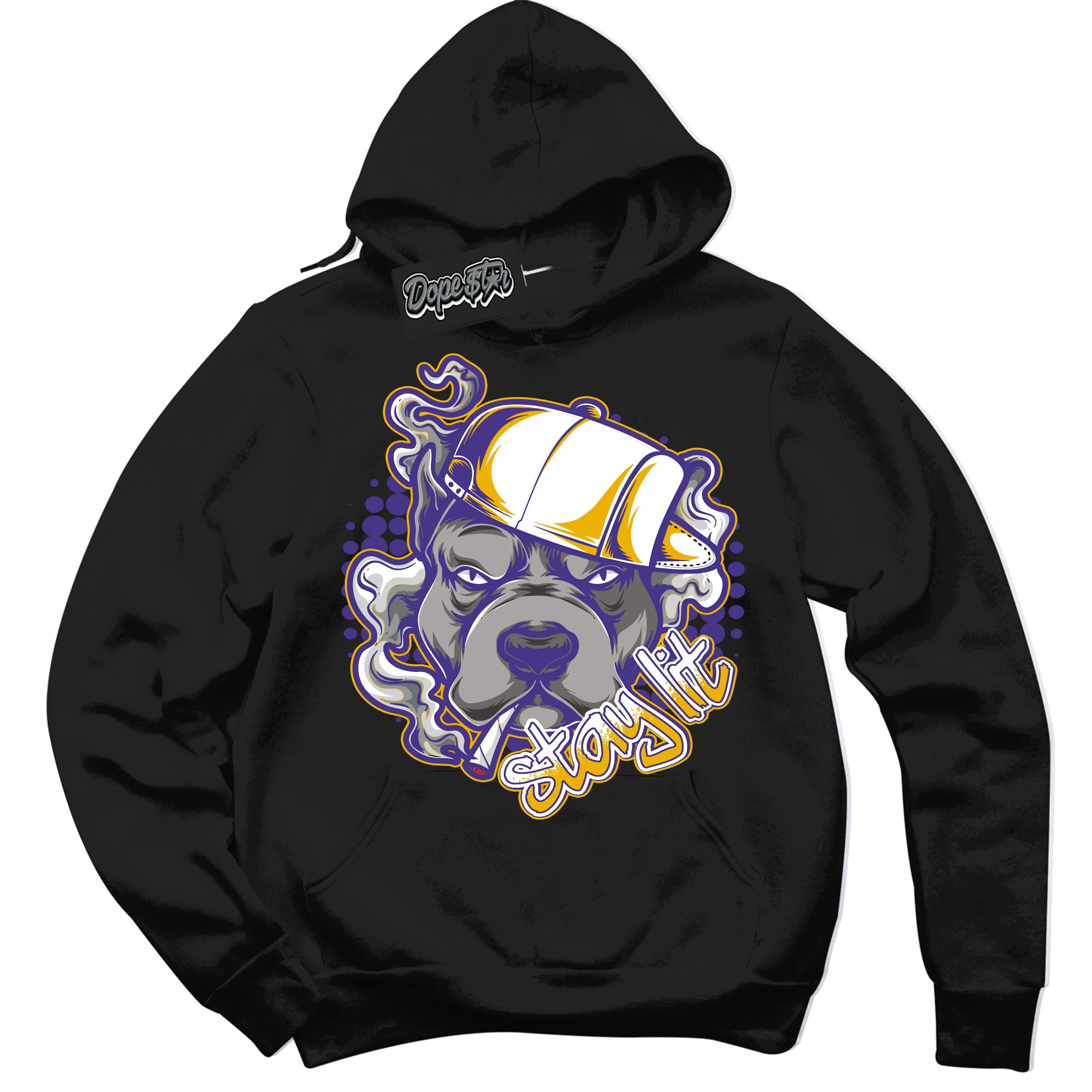 Air Force 1 QS Kobe Lakers Home Sneaker Hoodie Stay Lit Graphic
