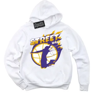 Air Force 1 QS Kobe Lakers Home Sneaker Hoodie Street Ball Graphic