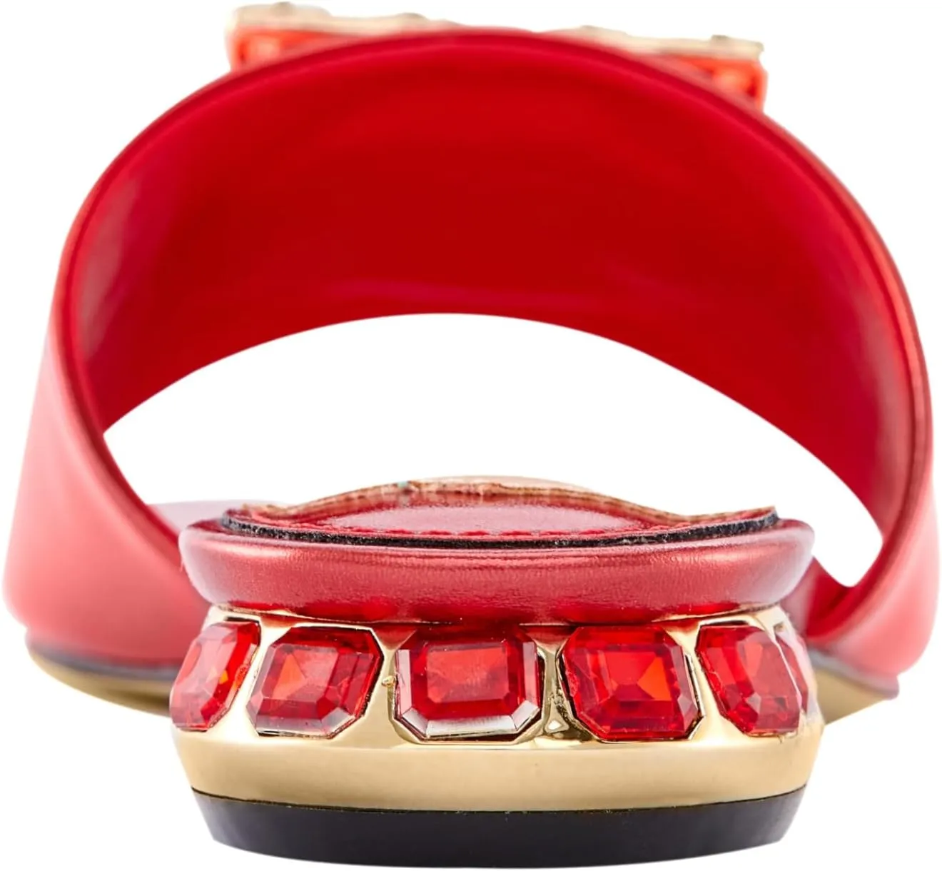 Amore Metallic Jewel Slide