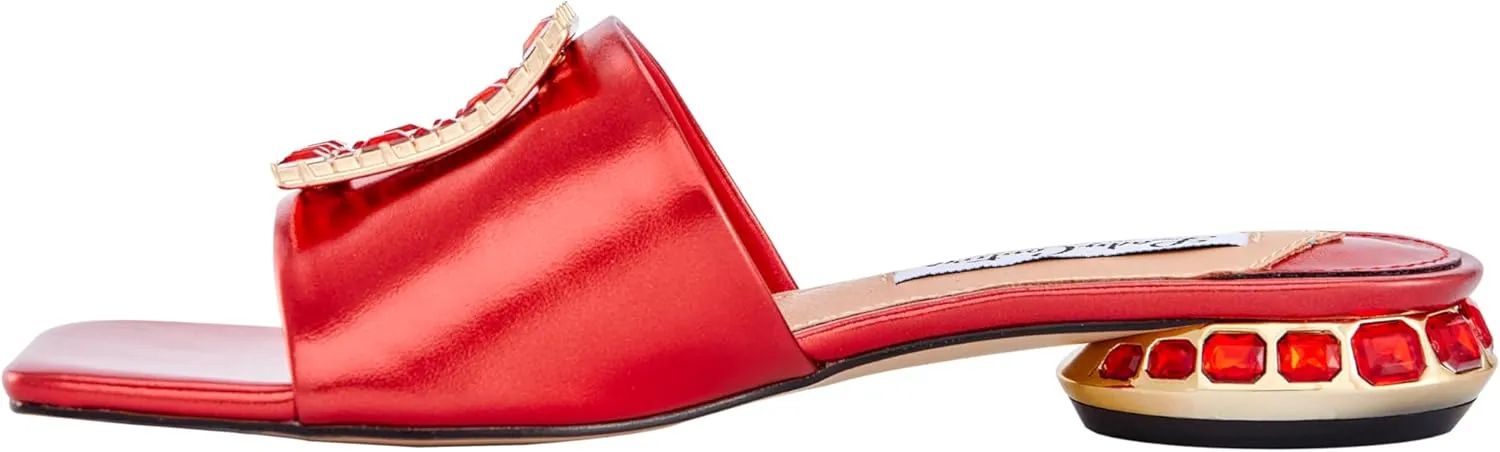 Amore Metallic Jewel Slide