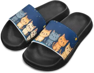 Animal Pattern Kids Sandals for Boys Girls House Slides Children's Cozy Pillow Slippers Non-Slip for Beach Days