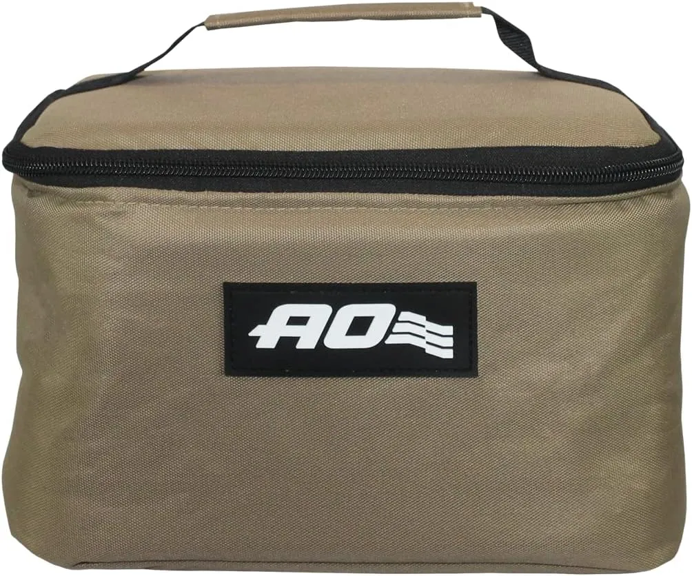 AO Coolers Pack N' Go Canvas Soft Travel or Lunch Coolers with High-Density Insulation, 6-Can