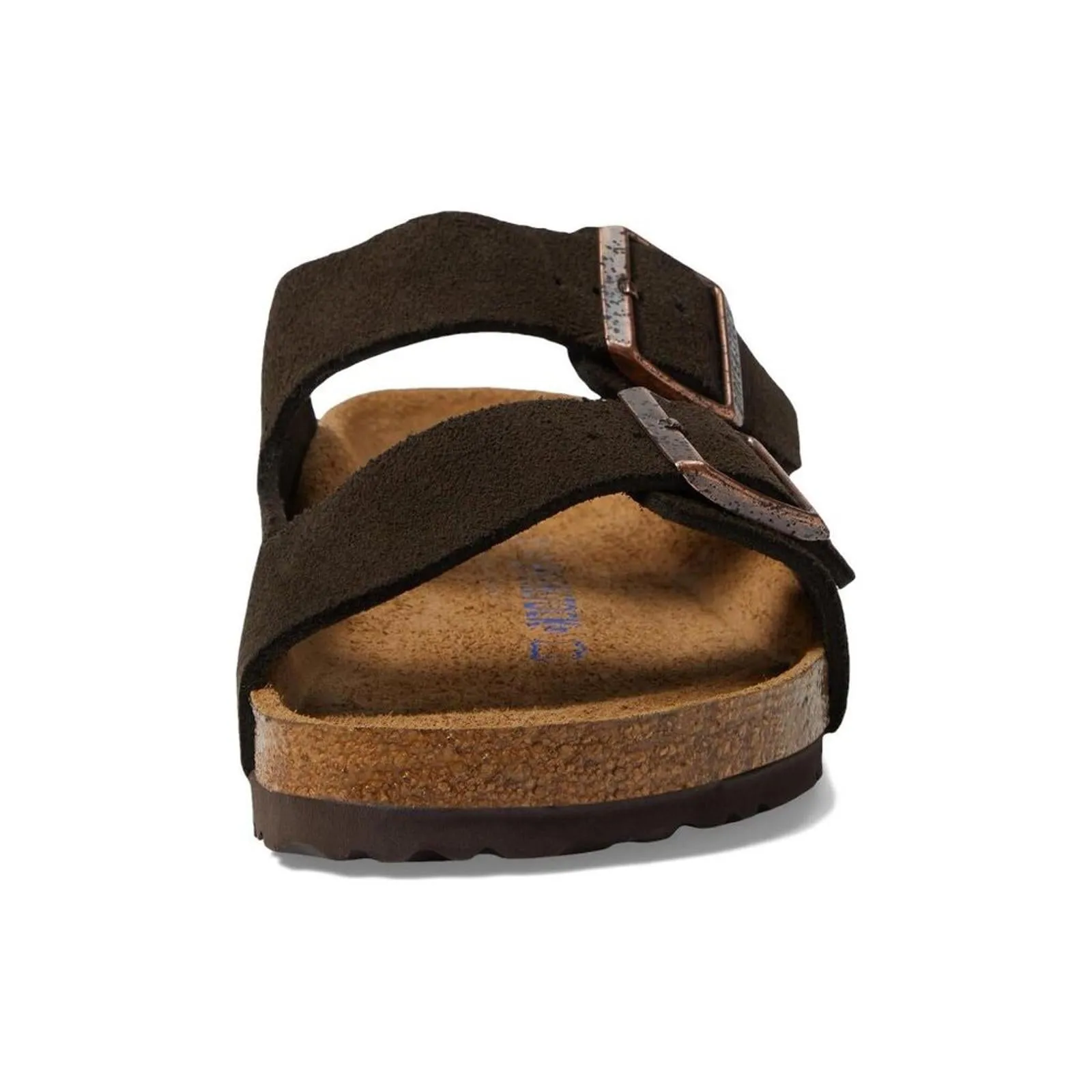 Arizona Soft Footbed Mocha Suede Slides