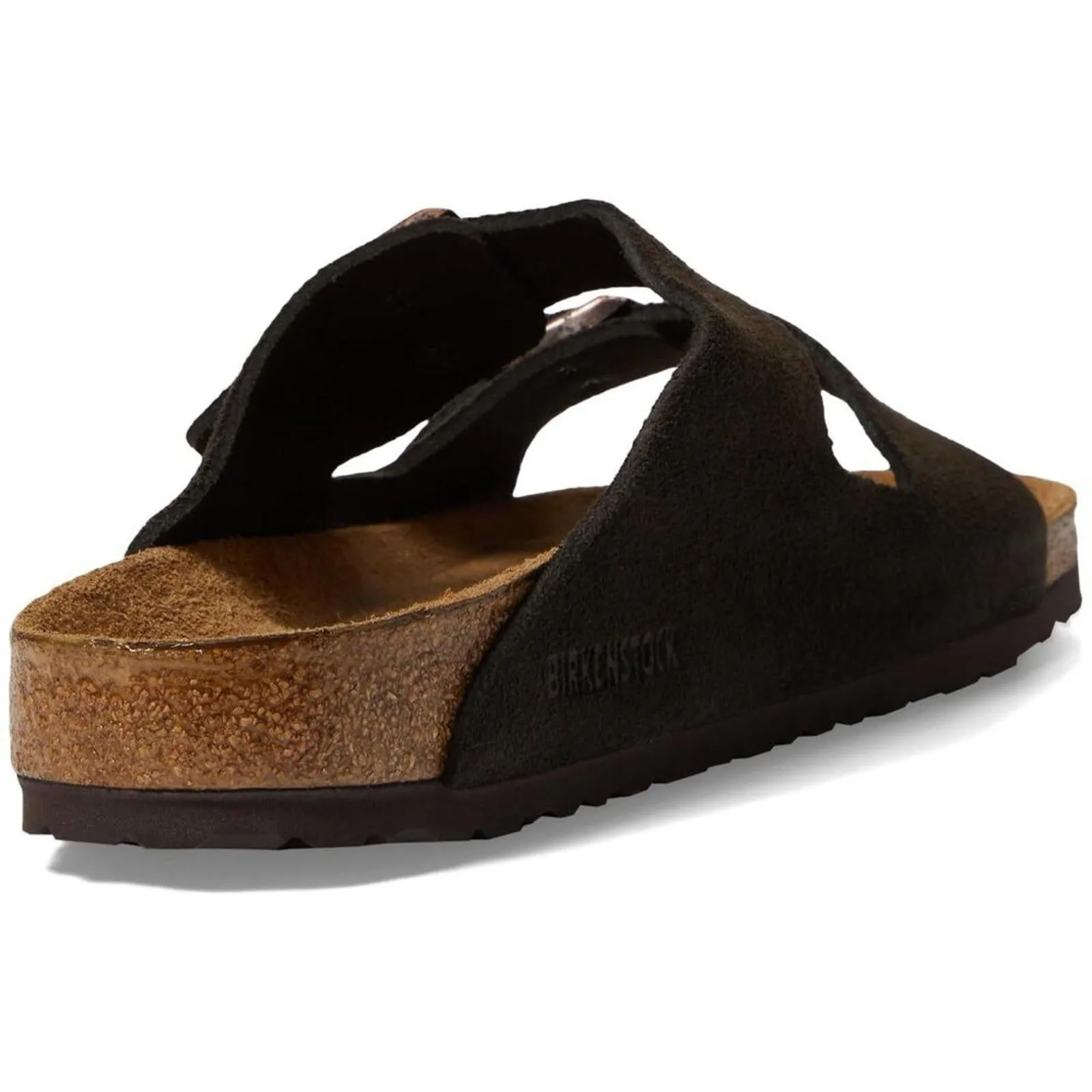 Arizona Soft Footbed Mocha Suede Slides