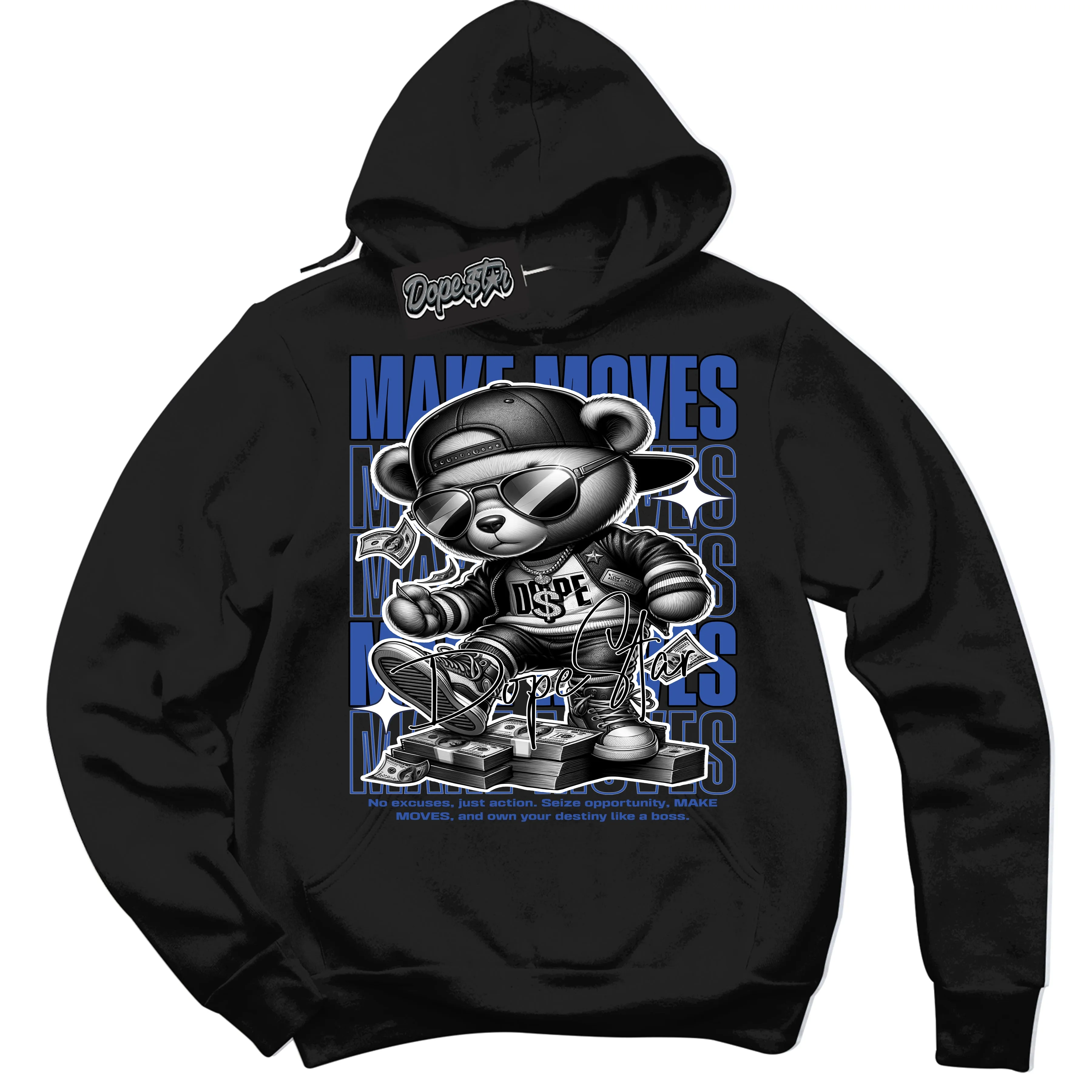 Astronomy Blue Dunk Sneaker Hoodie Make Moves Graphic