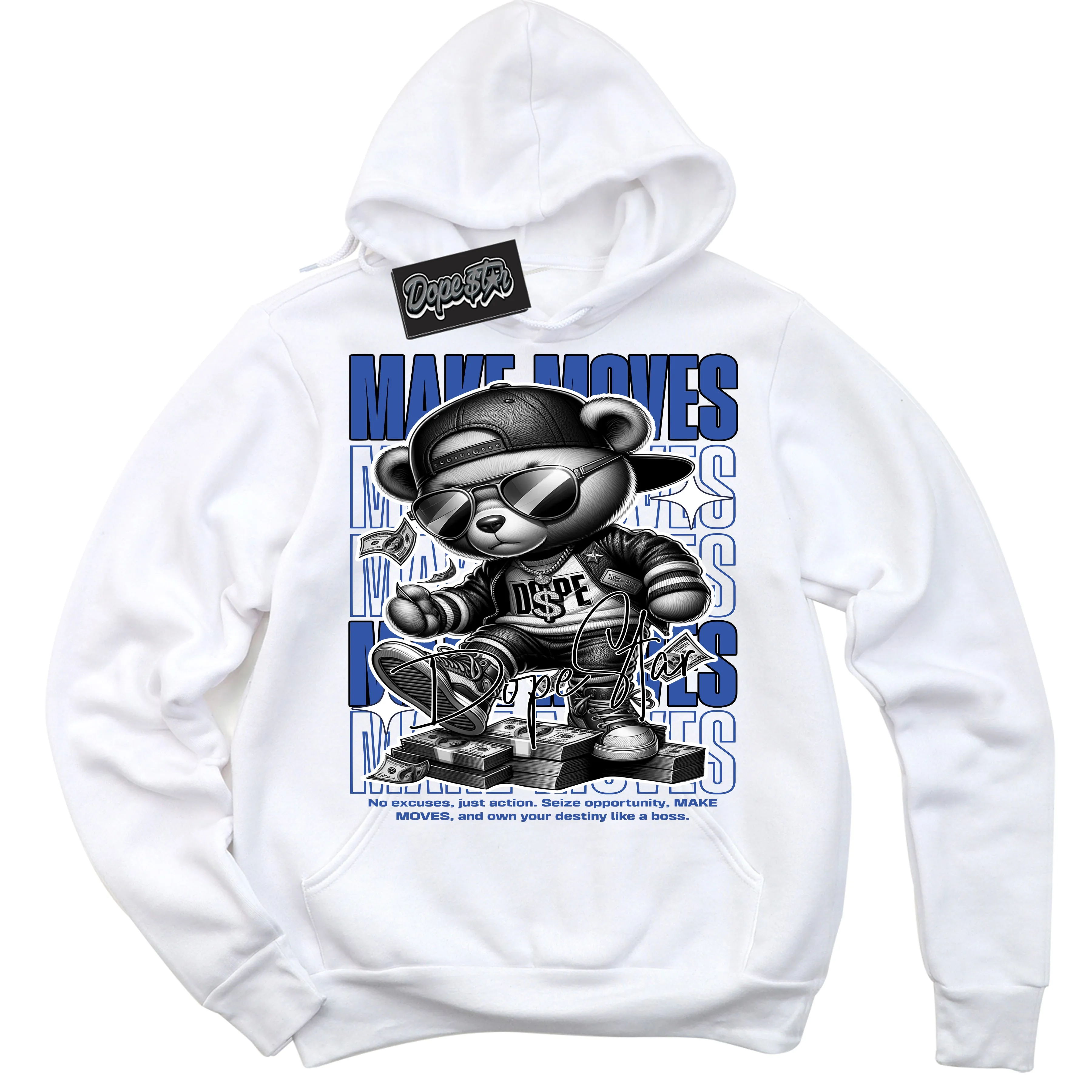 Astronomy Blue Dunk Sneaker Hoodie Make Moves Graphic