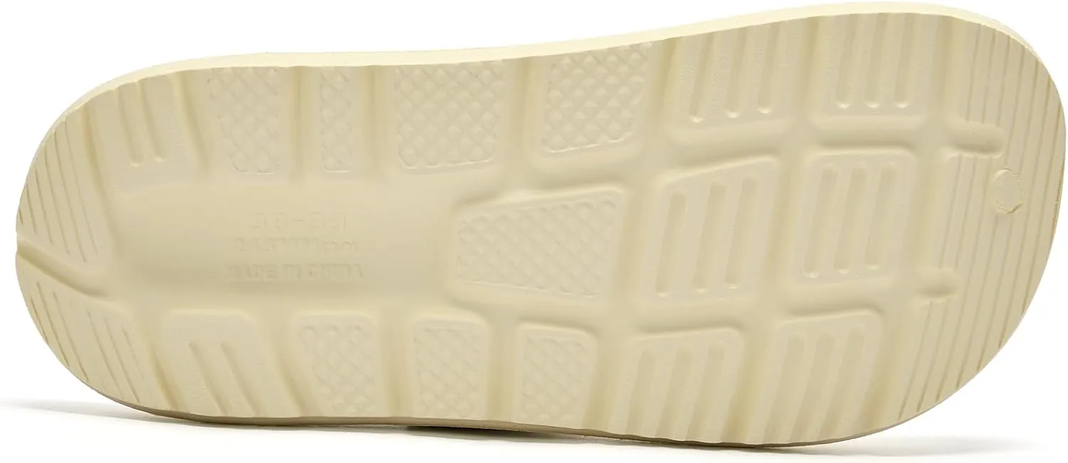 Axcone Womens Clogs Soft Footbed Mules Non-Slip Garden Work Shoes Double Buckle Adjustable EVA Flat Sandals