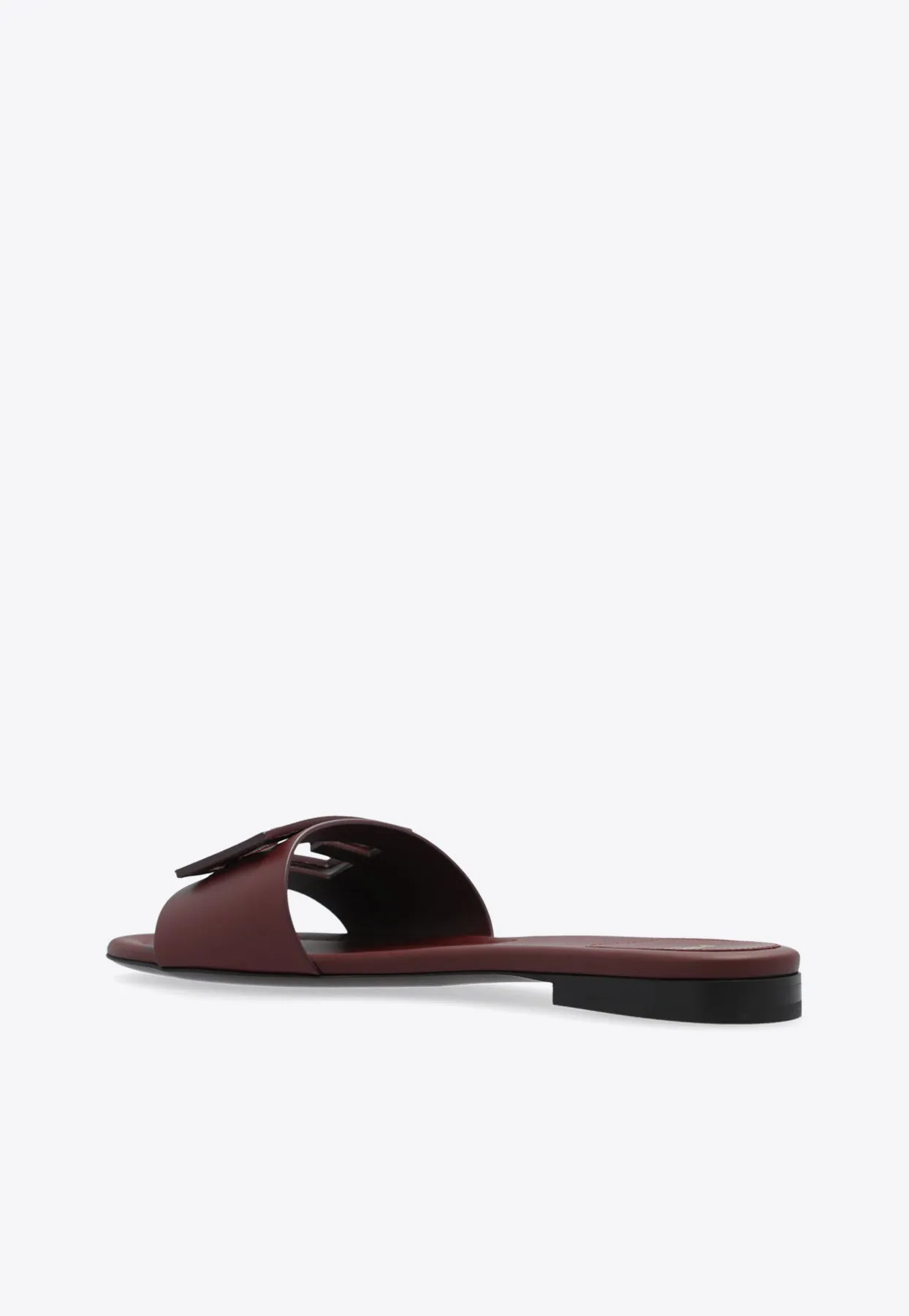 Baguette Leather Flat Sandals