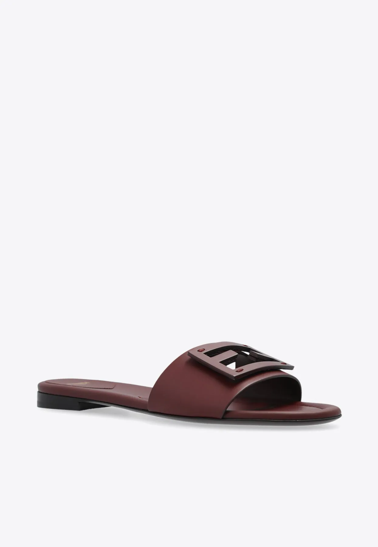 Baguette Leather Flat Sandals