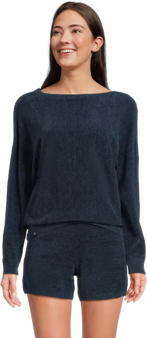 Barefoot Dreams Women's CozyChic Ultra Lite Boatneck Pullover & Short Set