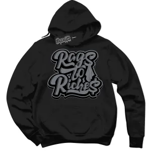 Barons 12s Sneaker Hoodie Rags To Riches Graphic