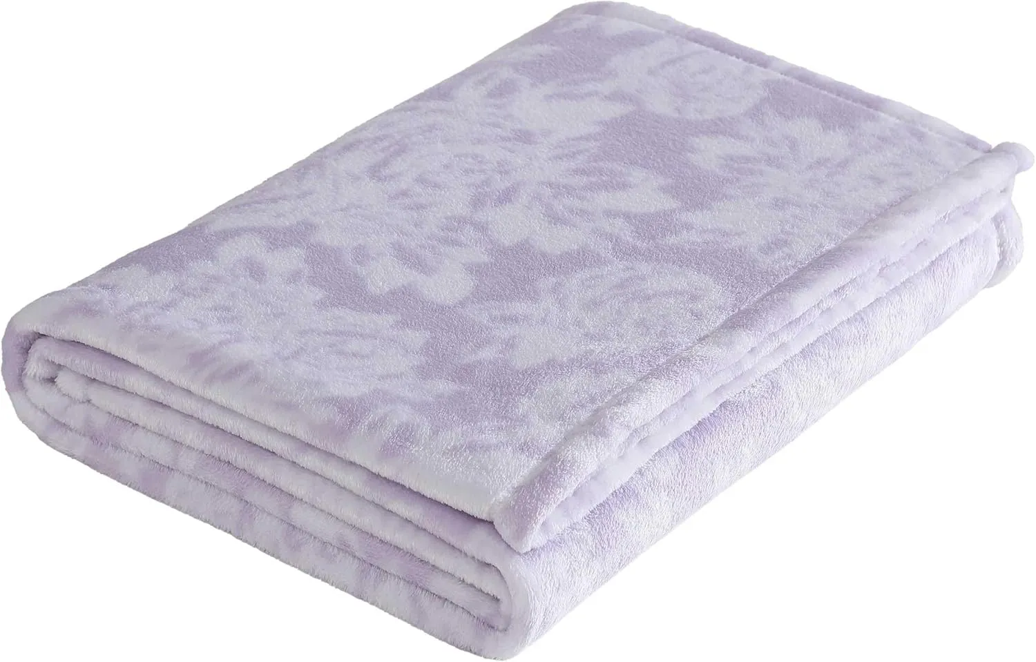 Betsey Johnson - Comforter Set, Super Soft Bedding with Matching Sham & Sheets, Includes Bonus Pillowcase & Reversible Plush Throw (Ombre Purple, Full)