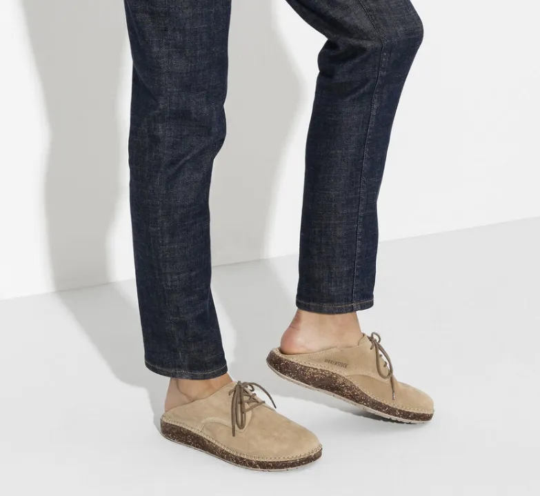 Birkenstock Ginger Gary Suede Leather Men's Shoes 1017812