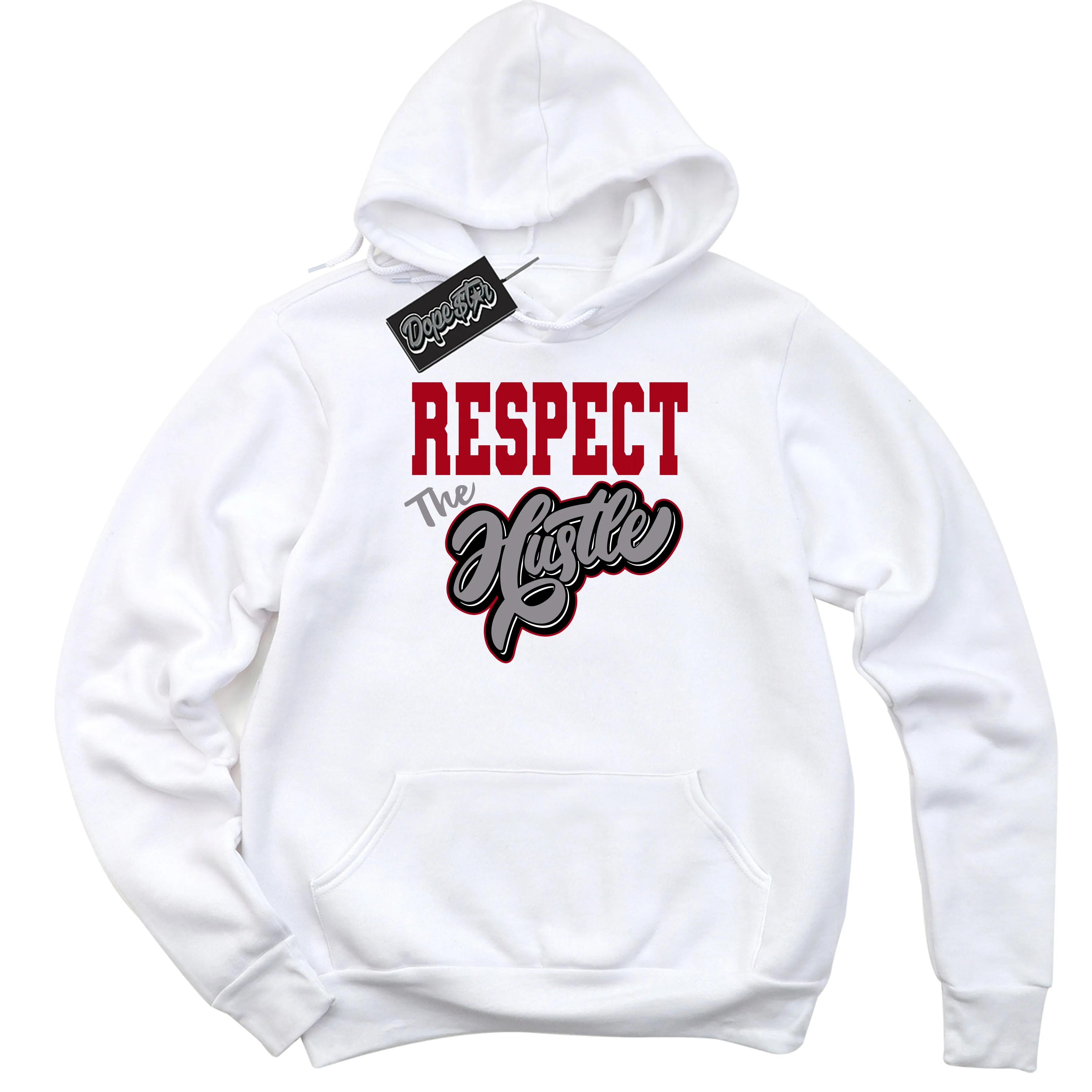 Black Metallic Reimagined 5s Sneaker Hoodie Respect The Hustle Graphic