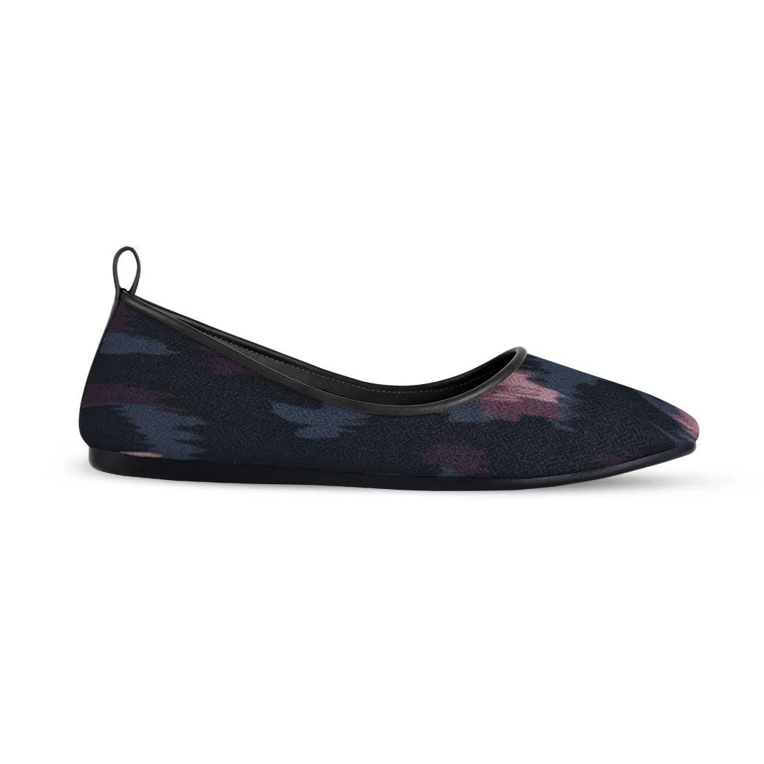 Black Round Toe Shoe Abstract
