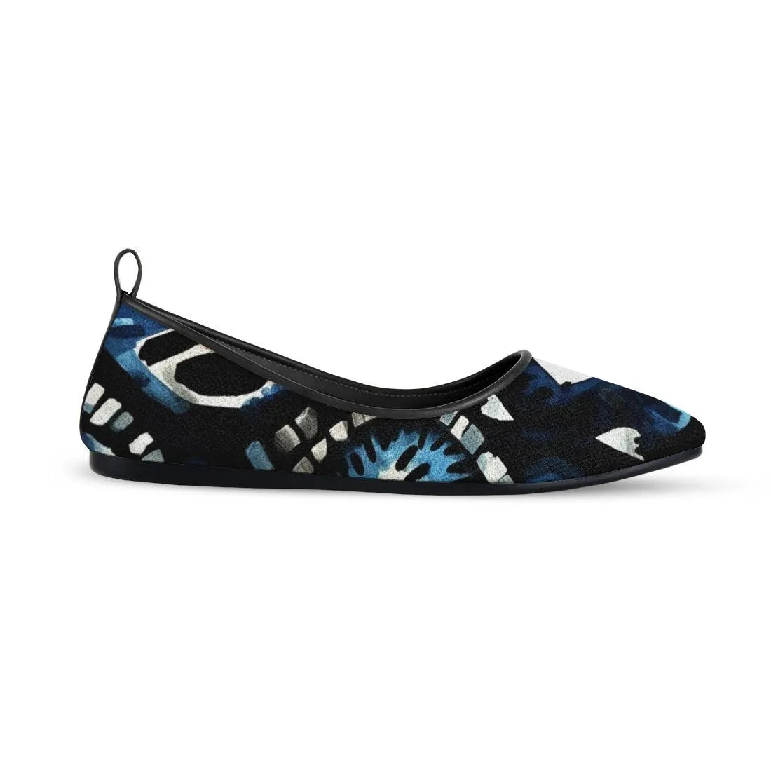 Black Round Toe Shoe Plush