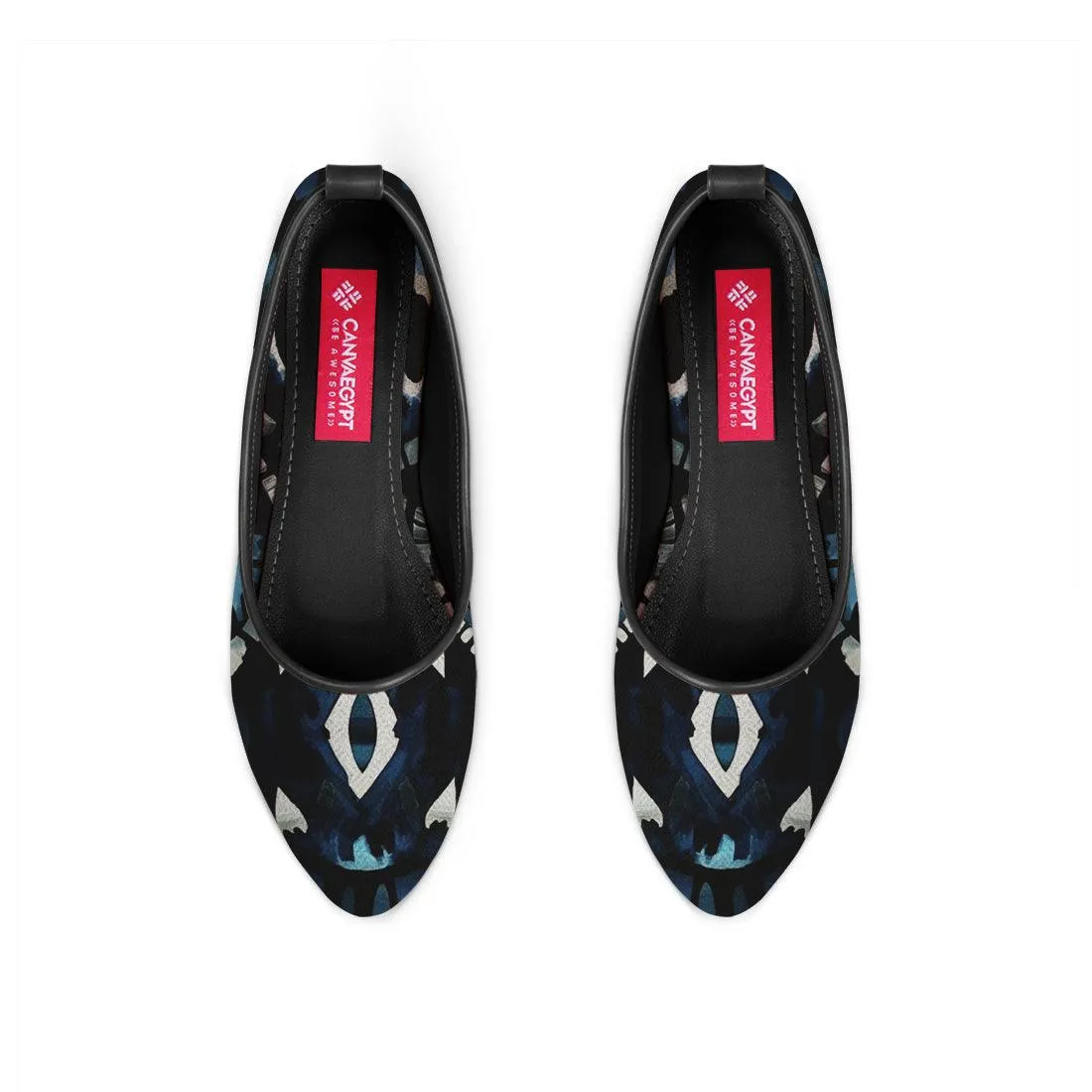 Black Round Toe Shoe Plush