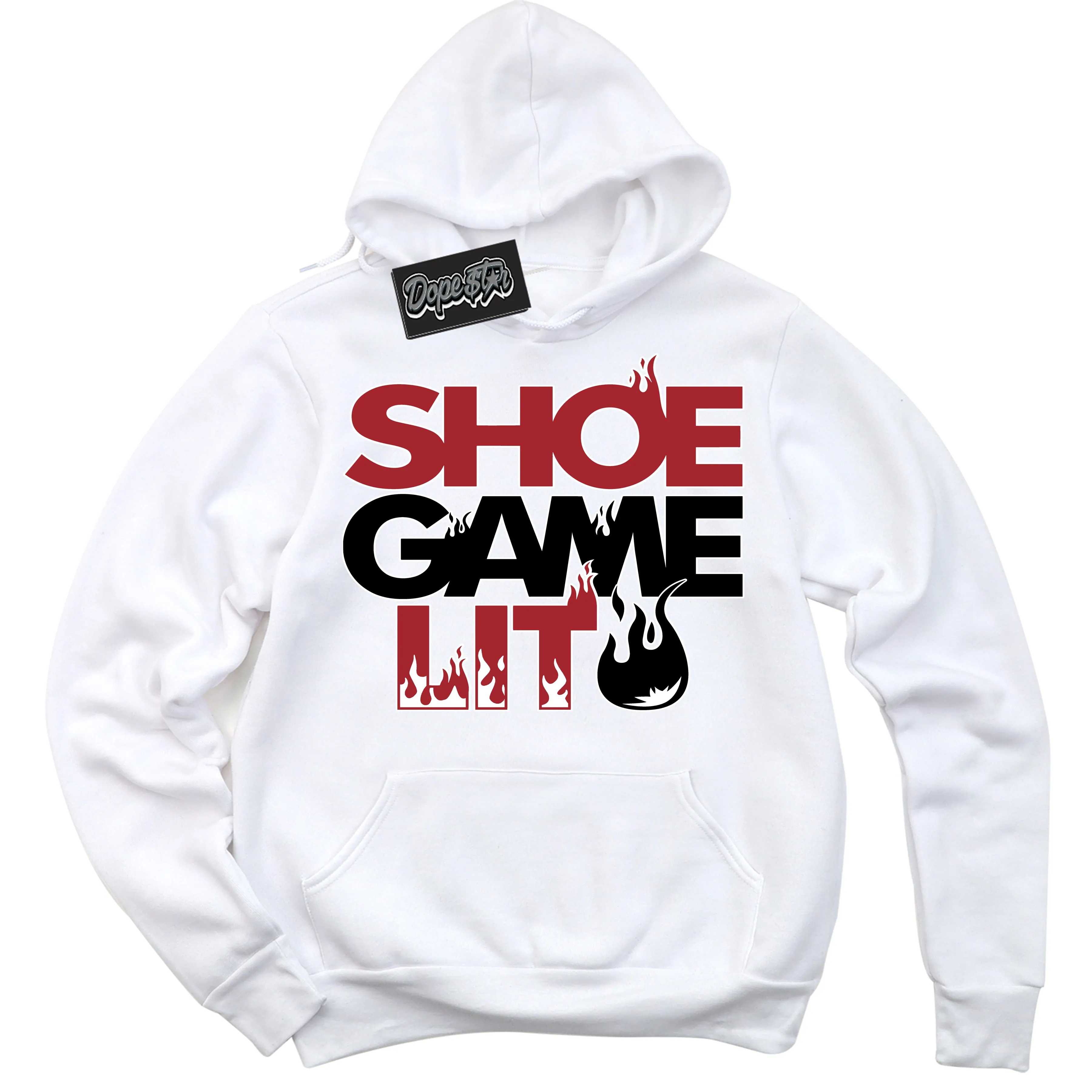 Black Toe Reimagined 1s Sneaker Hoodie Shoe Game Lit Graphic