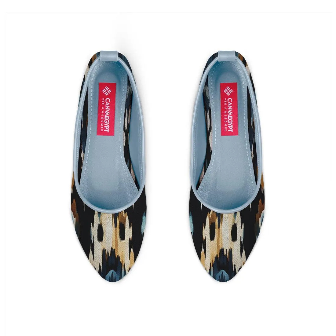 Blue Round Toe Shoe Hazy