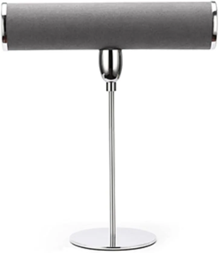 Bracelet and Necklace Display Stand Metal Wind Display Props Display Bracelet Watch Jewelry Storage Rack (Color : Gray, Size : Scode) (Gray Lcode)