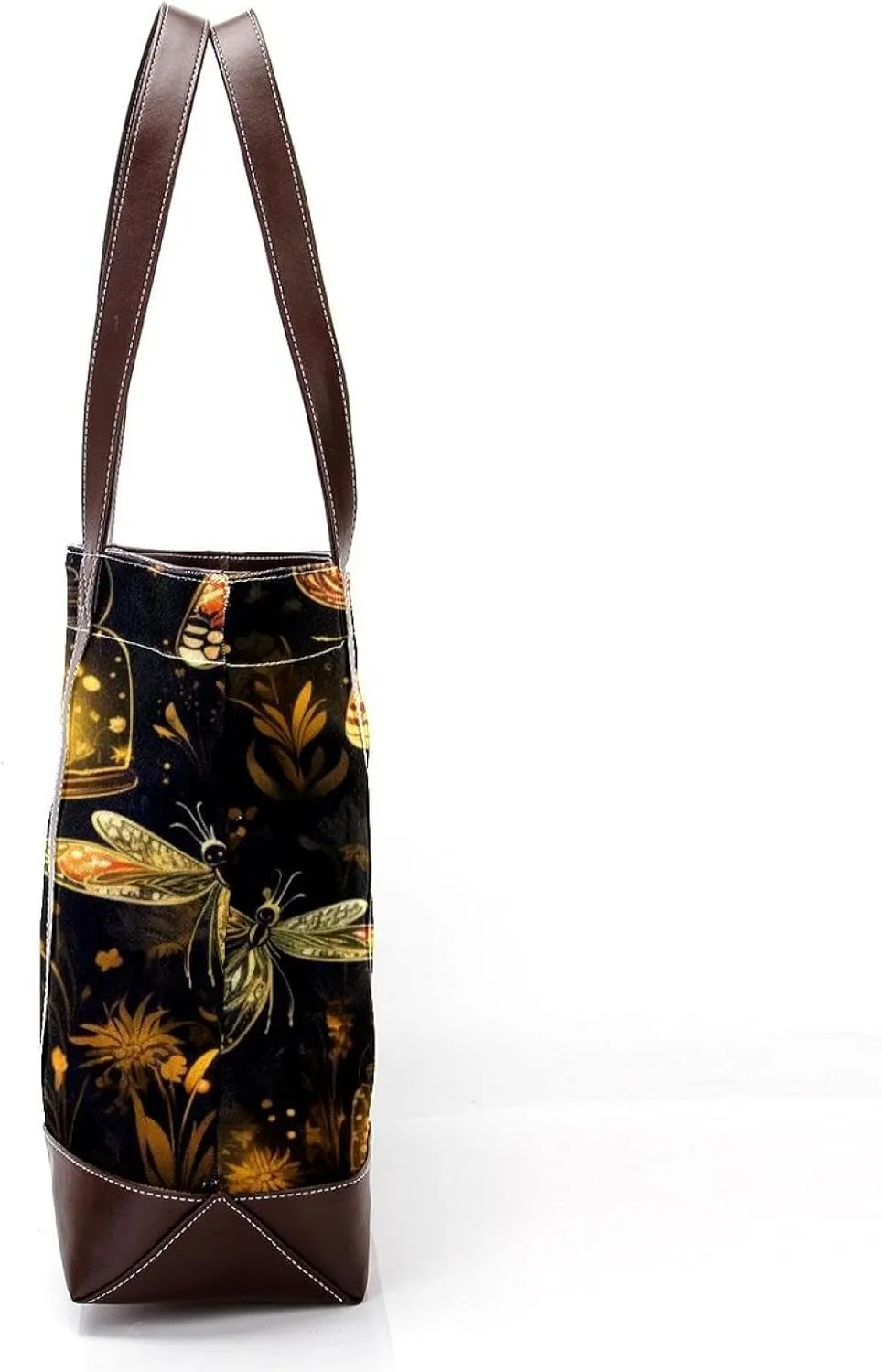 Bright Fireflies-573 Shoulder Purses for Women Large Soft Washed Leather Purses and Durable Handbags