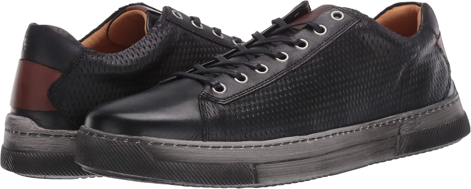 Brothers United Men's Leather Made in Brazil Luxury Laceup Fashion Sneaker