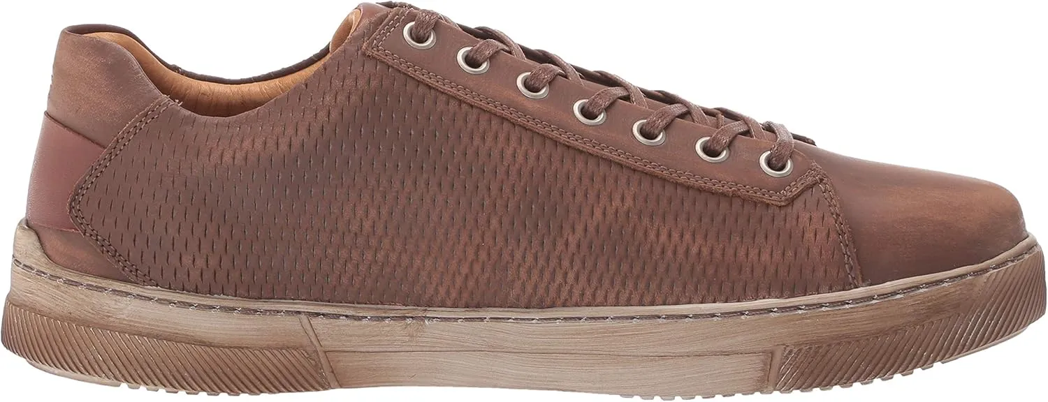 Brothers United Men's Leather Made in Brazil Luxury Laceup Fashion Sneaker