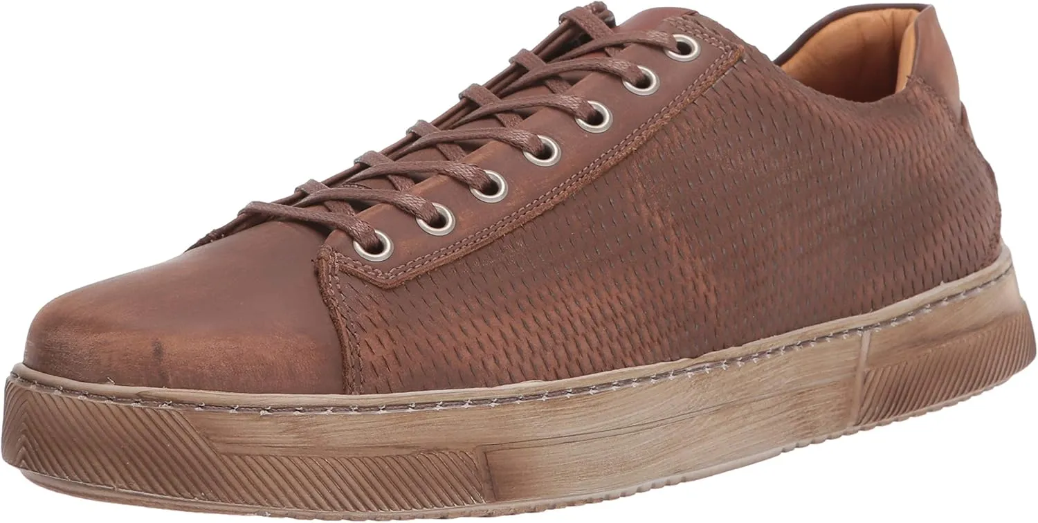 Brothers United Men's Leather Made in Brazil Luxury Laceup Fashion Sneaker