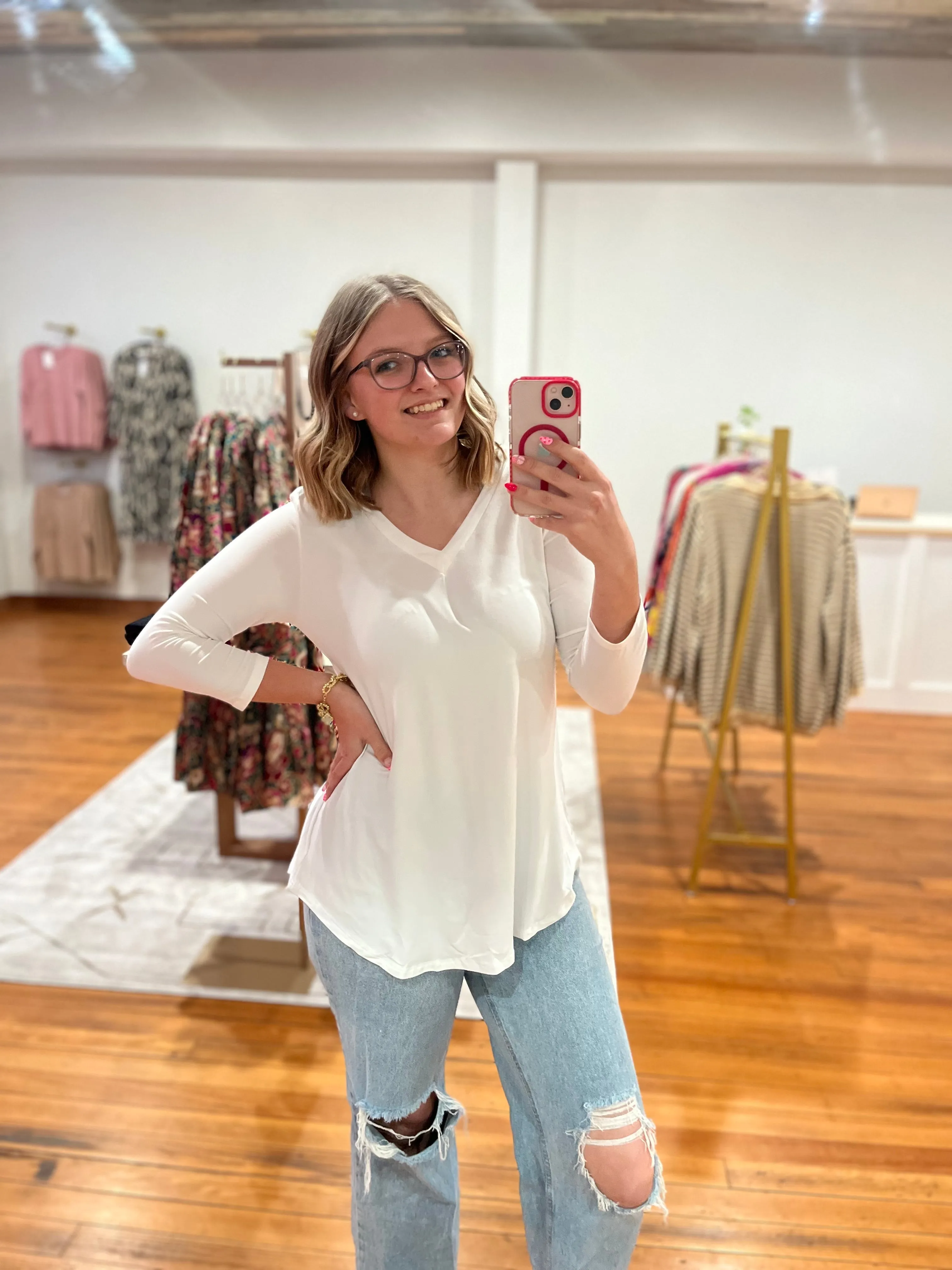 Butter Soft V-Neck Top