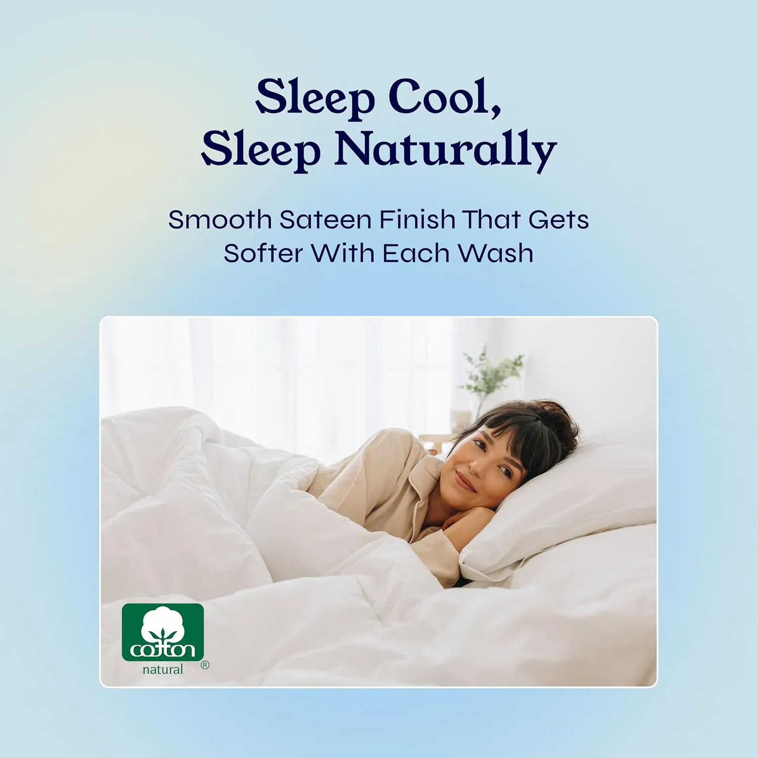 California Design Den 6 Pc Queen Size Sheet Set with 4 Pillowcases - Soft 400 Thread Count 100% Cotton Sheets, Sateen, Deep Pockets with All Around Elastic, Cool, Durable Bedding Set - White