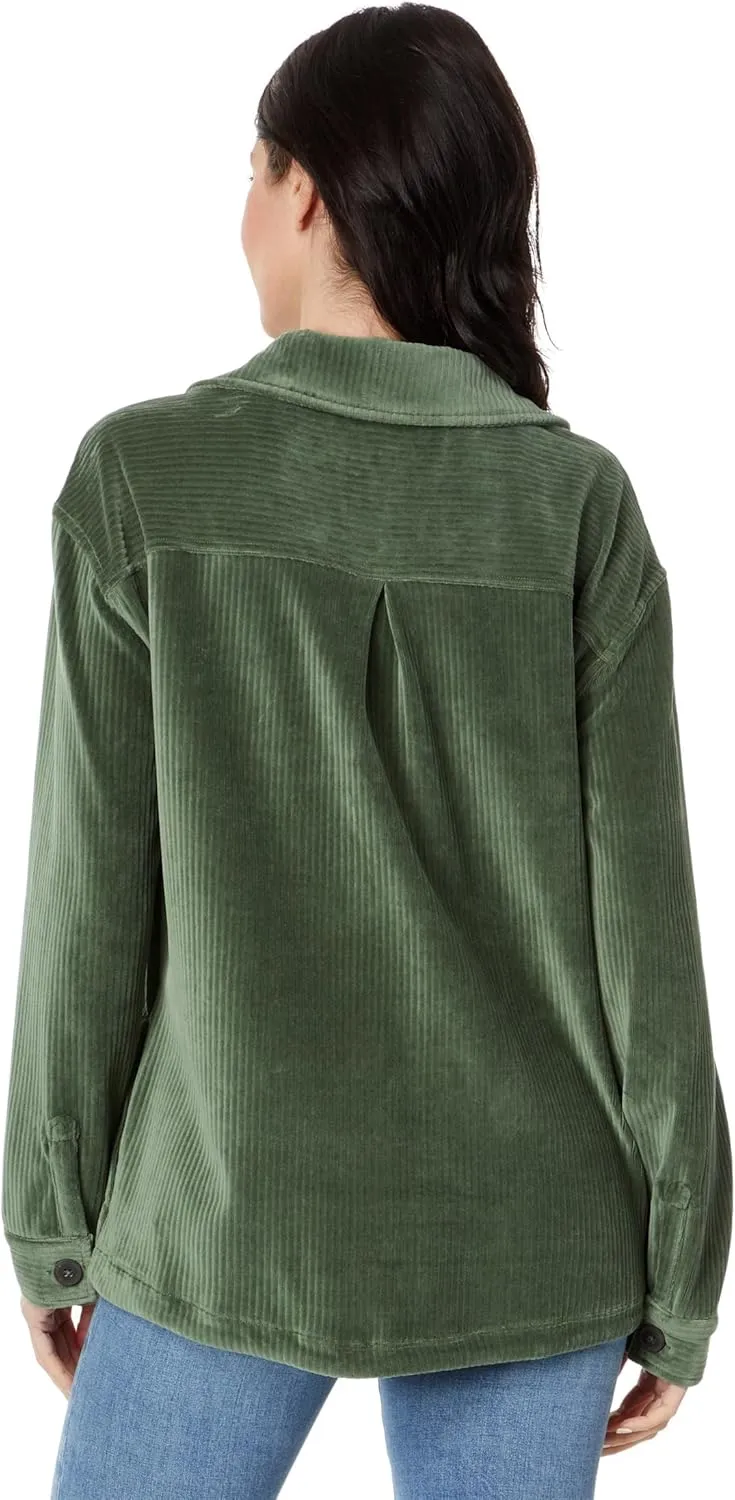 Carve Designs Women's Hudson Stretch Cord Shacket