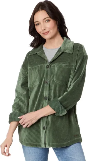 Carve Designs Women's Hudson Stretch Cord Shacket