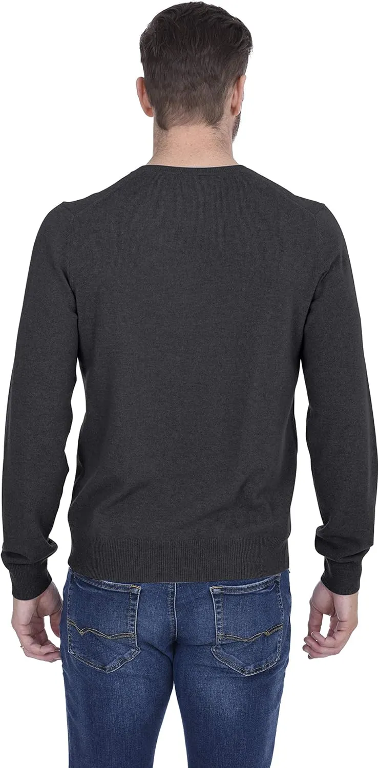 Cashmeren Men’s Basic V-Neck Sweater 100% Pure Cashmere Long Sleeve Classic Pullover