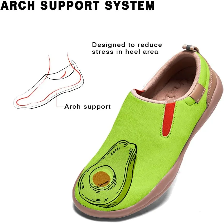 Casual Shoes for Men Art Painted Slip On Loafers Lightweight Fashion Travel Walking Sneaker