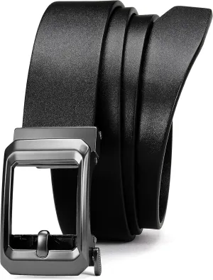 CHAOREN Ratchet Belts for Men - 1.5" Mens Belts Genuine Leather for Causual Jeans - Versatile Fit, Customizable Style