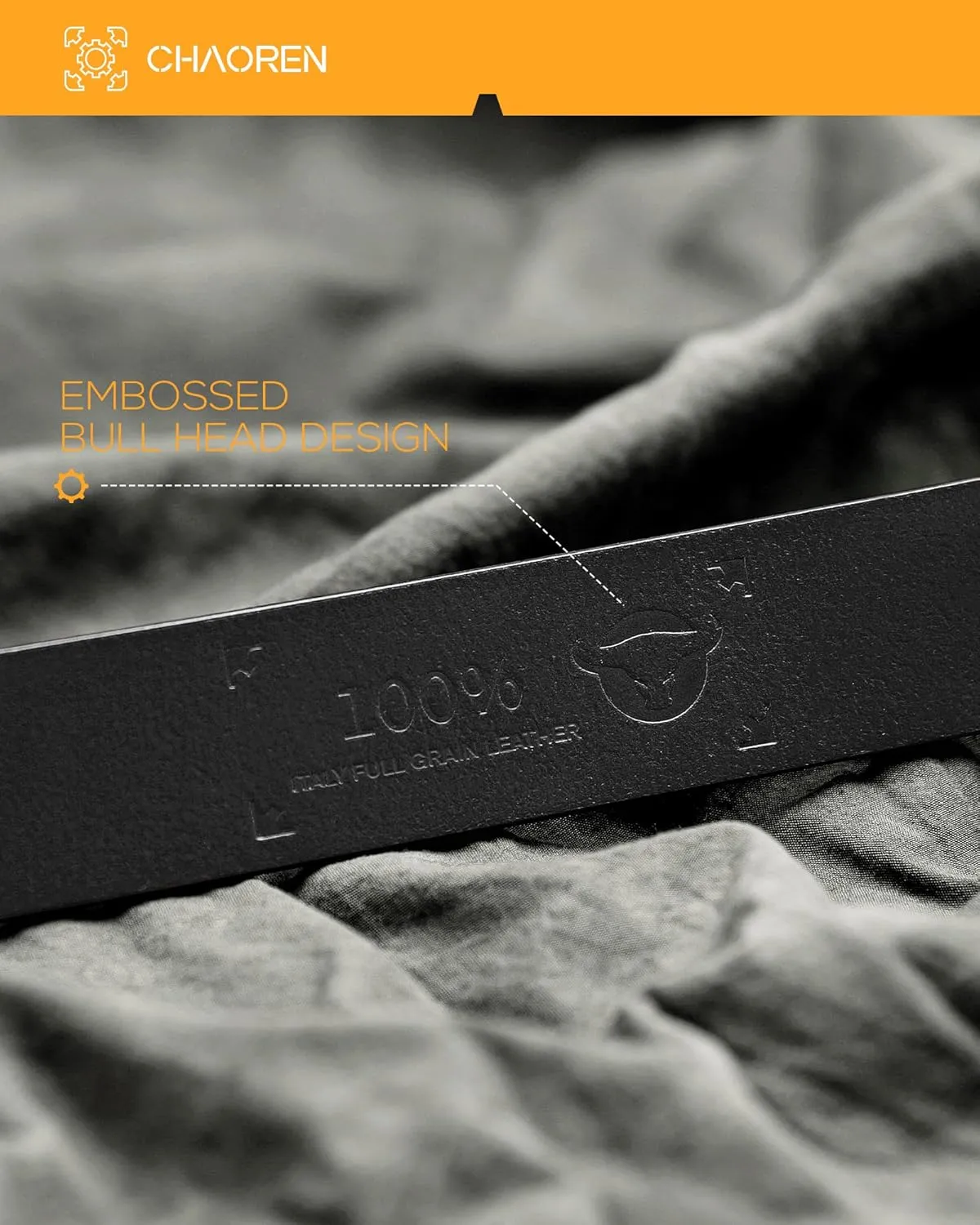 CHAOREN Ratchet Belts for Men - 1.5" Mens Belts Genuine Leather for Causual Jeans - Versatile Fit, Customizable Style