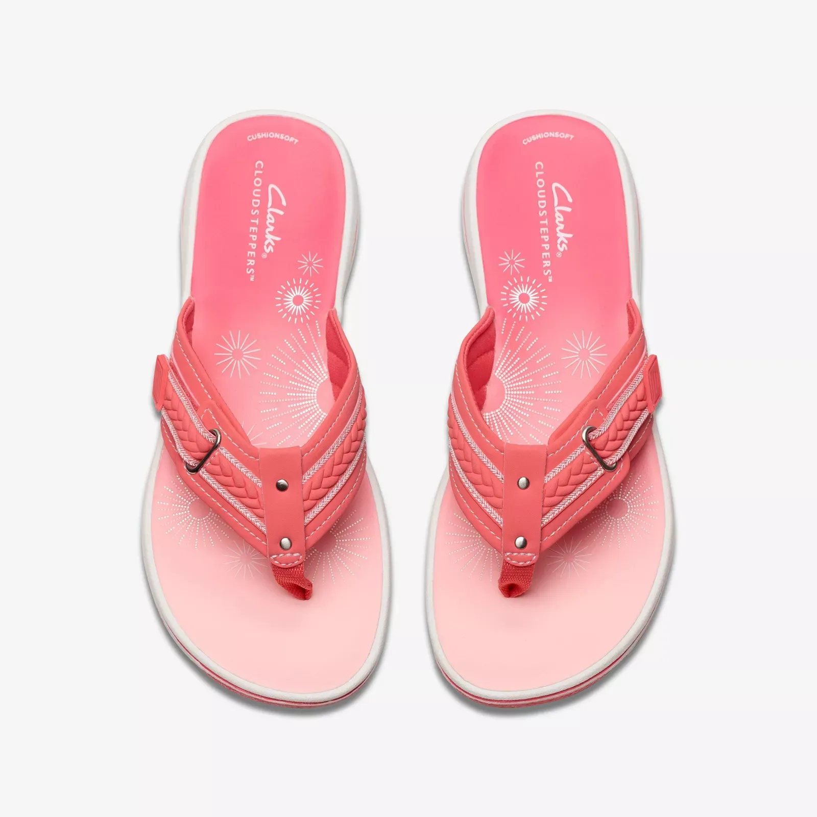 Clarks Women's Breezey Sun H Pink 26183644